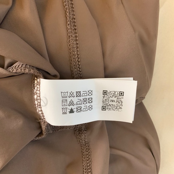 Zara Size Small Muted Brown Taupe Crop Top - Excellent Used Condition! - Picture 7 of 10